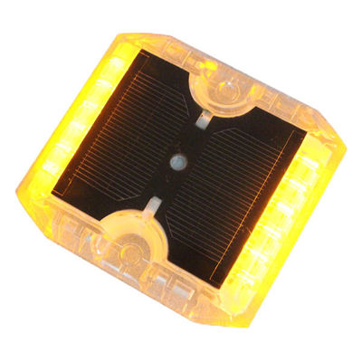 L'anti PC UV jaune IP68 imperméabilisent les marqueurs réfléchis de route ajustent
